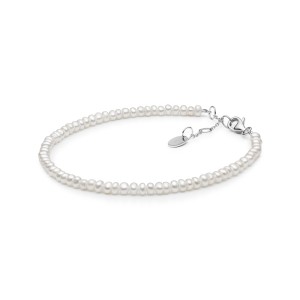 Bratara perle naturale albe 3 mm si argint DiAmanti FBW435-B-G (Argint 925‰ 0,7 g.) Bratara perle naturale albe 3 mm si argint DiAmanti FBW435-B-G (Argint 925‰ 0,7 g.)